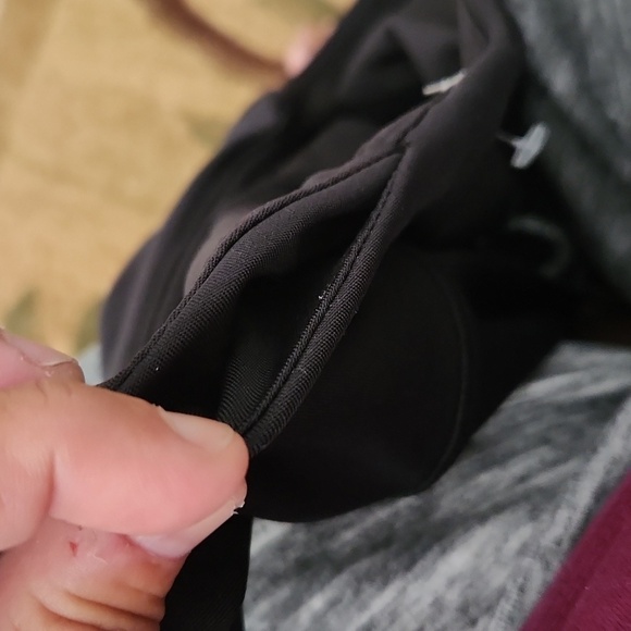 NWT!! BEBE LEGGINGS SILVER WRITING - Picture 8 of 11